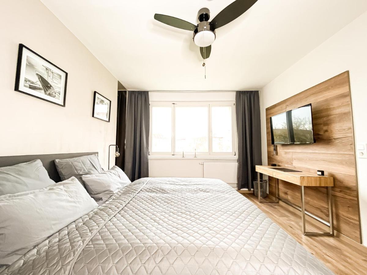 Modernes, Mediales Apartment, Naehe Der Neuen Leipziger Messe, Bis Vier Personen Екстериор снимка