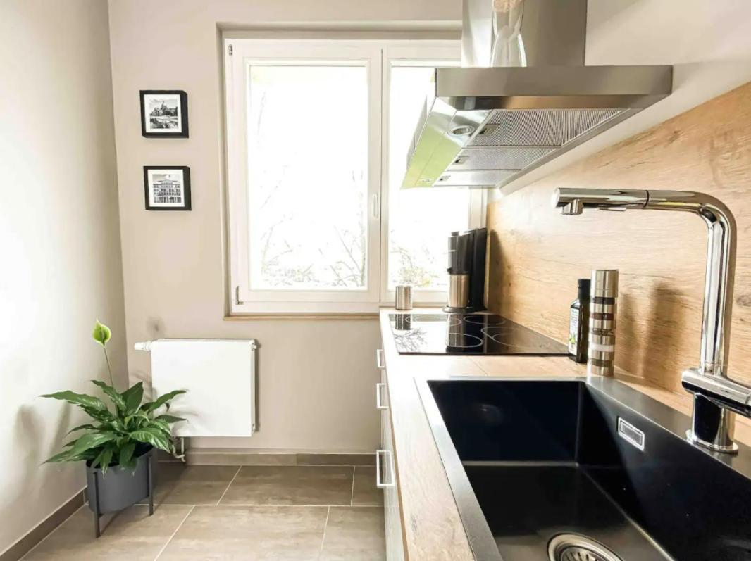 Modernes, Mediales Apartment, Naehe Der Neuen Leipziger Messe, Bis Vier Personen Екстериор снимка